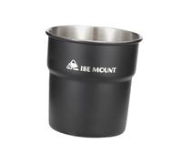 KIXZSAZ Mug de Camping Portable, élégant et empilable, Facile à Transporter pour Vos Aventures en Plein air et Vos soirées détente Autour du feu de Camp, Noir, 8x8cm