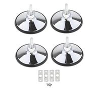 KIXZSAZ Niveleurs de Pieds de Billard, rehausseurs réglables en Hauteur, pièces de Rechange, Installation et Mise à Niveau, Argent, Diamètre de la vis : 12 mm
