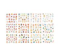 KIXZSAZ Ongles Autocollants Acrylique Conseils Stickers Impression Manucure Outils De Beauté Curseurs Adhésif Animal Décorations Cadeaux Salon, mille six cent quatre-vingt-douze, BN1681