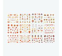 KIXZSAZ Ongles Autocollants Acrylique Conseils Stickers Impression Manucure Outils De Beauté Curseurs Adhésif Animal Décorations Cadeaux Salon, trois cent soixante-douze, BN361