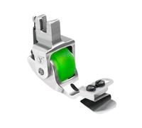 KIXZSAZ Outil d'ourlet réglable pour la couture : Pied-de-biche pour ourlet roulé, finition professionnelle garantie pour tous vos projets. Fabriqué en, Roue en caoutchouc vert, 6 x 3.5 cm