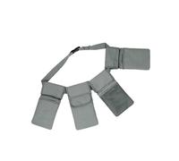 KIXZSAZ Outils de Jardin Ceinture Pochette Suspendue Pochettes de Taille Tablier Jardinage Organisateur Toile imperméable pour Arts Jardinier Dame mâle, Gris