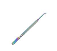 KIXZSAZ Outils de manucure Cutter Set Acier Inoxydable Double Tête Arc-En-Cuicule Poussoirs Ongle Bord pour Nail Art Maison, Tapez 5
