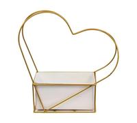 KIXZSAZ Panier à fleurs géométrique unique en fer forgé, centre de table idéal pour une chambre, un restaurant une terrasse. Organisateur géométrique, décoration unique en fer forgé à poser