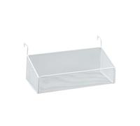 KIXZSAZ Panier de Rangement Suspendu pour téléphone, Lunettes, Magazines, Livres, Boissons, mouchoirs, carnets : Tout Reste à portée de Main. Panier Rangement Suspendu pour lit superposé, Blanc, S