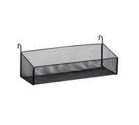 KIXZSAZ Panier de Rangement Suspendu pour téléphone, Lunettes, Magazines, Livres, Boissons, mouchoirs, carnets : Tout Reste à portée de Main. Panier Rangement Suspendu pour lit superposé, Noir, L