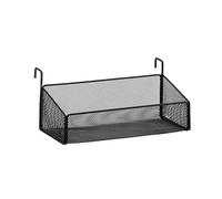 KIXZSAZ Panier de Rangement Suspendu pour téléphone, Lunettes, Magazines, Livres, Boissons, mouchoirs, carnets : Tout Reste à portée de Main. Panier Rangement Suspendu pour lit superposé, Noir, S