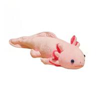 KIXZSAZ Peluche Axolotl, Un Cadeau créatif et Doux, idéal pour Les Anniversaires, Les fêtes, Enfants, Adultes et Toute la Famille. Parfait Aussi pour Dormir Quand on, Rose, 45 cm