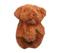 KIXZSAZ Peluche Miniature représentant Un Ours, idéale comme Cadeau pour Les Enfants. Décorez Votre Jardin féérique avec Cette Peluche Douce et Confortable à l'échelle 1/12. , Ours Brun , 4.5 cm