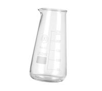 KIXZSAZ Pichet mélangeur à crème en verre résistant à la chaleur pour un dosage précis du café, idéal pour la préparation d'un Americano glacé, Clair, 250 ml