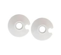 KIXZSAZ Pièces de Rechange pour paniers de bâtons de randonnée conçus pour Une Performance optimale dans la Neige. Panier Rond en ABS, Blanc, 5.5 x 1. cm