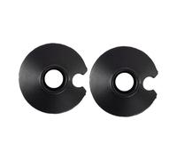 KIXZSAZ Pièces de Rechange pour paniers de bâtons de randonnée conçus pour Une Performance optimale dans la Neige. Panier Rond en ABS, Noir, 5.5 x 1. cm