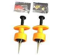 KIXZSAZ Pince à appâts pour la pêche, Accessoire Multifonctionnel pour vers de Vase Vivants, Chargement et Efficace grâce à des élastiques. Idéale pour Tous Les pêcheurs.