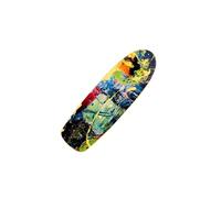 KIXZSAZ Planche de skateboard artistique, décoration colorée pour la maison, accessoire léger en bois pour le skate de rue et piscine, offrant une belle texture, accessoires pour adultes, peinture sur