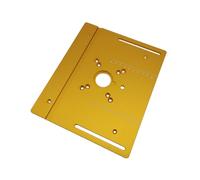 KIXZSAZ Plaque d'insertion de Table de routeur solide et résistante à l'usure, fabriquée en alliage d'aluminium, large gamme d'applications, or