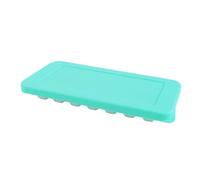 KIXZSAZ Plateau à glaçons grilles en plastique moule de congélateur antiadhésif avec couvercle moule de congélation gelée fabricant réfrigérateur lavable amovible, Menthe verte