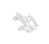 KIXZSAZ Plateau de service polyvalent pour fruits secs, biscuits et autres gourmandises. Idéal pour présenter et servir fruits secs et biscuits lors d'événements. Ce plateau à avec chariot