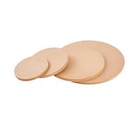 KIXZSAZ Plateaux de potier Haute résistance (4 pièces), Outil de malaxage de l'argile, Plaque Vierge en Fibre de Bois, 4 Tailles Disponibles, adaptés à la poterie Tendre,