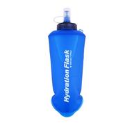 KIXZSAZ Poche à Eau 500 ML, système d'hydratation Efficace, Tient Debout, se rétracte lorsqu'elle est Vide, légère, idéale pour Tous Les Sports de Plein air et Le Camping, Poche à Eau pour Sac