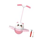 KIXZSAZ Pogo Jump Ball, Planche de Saut extérieure résistante pour Enfants, idéale pour s'amuser, se dépenser et développer Son équilibre. Parfaite pour Les Jeux et Les, Rose, 38x80cm