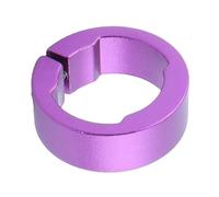 KIXZSAZ Poignées de vélo en alliage d'aluminium durable, système de verrouillage à boucle, standard 2 mm, pour guidon vélo, anneaux verrouillage pour le remplacement des poignées guidon, Violet