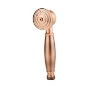KIXZSAZ Pommeau de douche de Style rétro Vintage, pomme de douche à main en cuivre Durable et résistant Pour aux chocs pour robinet de tête, Or rose