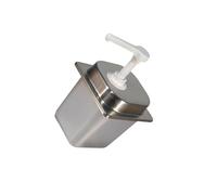 KIXZSAZ Pompe distributrice de sauce pratique, indispensable pour organiser les plans de travail et éviter les dégâts dans la cuisine. Distributeur de, Argent, 20cc