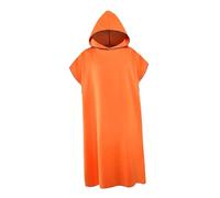 KIXZSAZ Poncho de Surf, Serviette de Plage, Peignoir de Bain Absorbant pour Combinaison de Natation, idéal pour Les activités Estivales en Plein air. Très Absorbant, ce Poncho, Orange, 109 x 88 cm