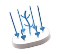 KIXZSAZ Porte-biberon Étagère de séchage avec 7 tiges de support Support de sucette bien rangé Porte-biberon Tasse Étagère de séchage Maison Cuisine