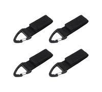 KIXZSAZ Porte-clés de Camp Haute résistance, Mousqueton pour Corde d'escalade, Gants en Nylon Polyvalents durables, Boucle d'alpinisme, 4 Paquets/lot