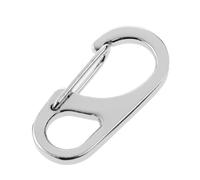 KIXZSAZ Porte-clés Robuste et léger avec Mousqueton Double pour l'escalade, idéal pour Les activités et Aventures en Plein air. Anneau Porte-clés en