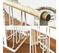 KIXZSAZ Porte-gobelet en verre, gain de place et organisateur pratique pour la cuisine, large gamme de compatibilité, support séchage tasses