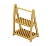 KIXZSAZ Porte-Pain Miniature conçu pour Ajouter du Charme à Un Jardin féérique à Un réseau de Trains Miniatures. Idéal pour Une Table Basse Jardin féérique. , Marron Clair , 43 x 24 x 57 mm