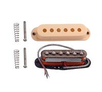 KIXZSAZ Pour Micro chevalet/manche, Pour micro central, micros de guitare électrique avec chevalet surbobiné, genres hard rock, central bobiné à la main pour guitare