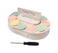 KIXZSAZ Présentoir à sushis rotatif, présentoir à gâteaux et desserts avec plusieurs plateaux, idéal pour des événements mémorables : mariages, anniversaires, pâtisseries, décoration.