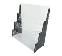 KIXZSAZ Présentoir de Cartes à Collectionner - Stockez et affichez Vos Cartes préférées. Présentoirs de Cartes en Acrylique sur Table en ABS, Noir