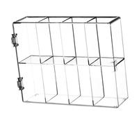 KIXZSAZ Présentoir de Rangement en Acrylique avec Coque et Base Lisses, idéal pour Organiser et Exposer Vos Objets. Collection pour Bureau, Salon Autre pièce décorative.