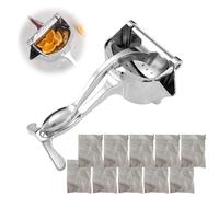 KIXZSAZ Presse-citron manuel portable avec filtre, résistant à la corrosion et confortable pour fruits et légumes