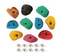 KIXZSAZ Prises d'escalade en résine texturée Haute résistance pour Le développement des compétences et la sécurité Lors des activités d'escalade. Kit, avec vis à Clou arrière, 9 cm à 13 cm