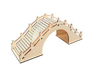 KIXZSAZ Projet Scientifique de Construction d'un Pont en Arc à réaliser soi-même avec Un Puzzle 3D en Bois. Un Jeu éducatif pour Apprendre et développer