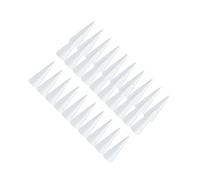 KIXZSAZ Projets de Bricolage : Gnomes Faits Main, décorations de Noël, créations innovantes avec des cônes en Mousse pour des Cadeaux de Noël Uniques, Formes en polystyrène, Blanc, 150 mm