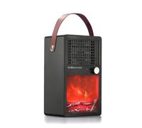 KIXZSAZ Radiateur de chauffage pour usage intérieur, chauffage, contre la surchauffe et la surchauffe, Pour bonne apparence et large application, noir