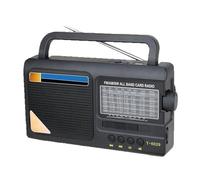 KIXZSAZ Radio Portable : Mini Radio compacte à Piles - Étanche, Facile à Utiliser - Idéale pour Les fêtes, Noël,