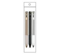 KIXZSAZ Redécouvrez le plaisir d'écrire avec un stylo géométrique en métal froissé, anti-stress et à changement de forme