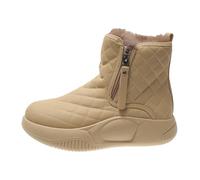 KIXZSAZ Restez au chaud et élégant avec ces bottes de neige à plateforme à moyen de couleur unie pour femmes, promenades et randonnées quotidiennes en gardant les pieds, Kaki, 35 mètres