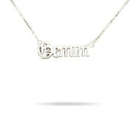 KIXZSAZ Rétro douze signe du zodiaque lettre thème amitié collier créatif exquis avec carte d'affichage bijoux chaîne pendentif à breloque, Argent Gémeaux