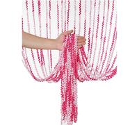 KIXZSAZ Rideaux de perles en bambou faits à la main pour rideaux de porte suspendus élégants à une touche rustique chambre salon, Rose Rose