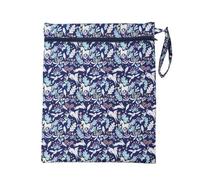 KIXZSAZ Sac à Linge Humide Respirant pour Un Stockage sans Odeur et hygiénique Sacs à Couches en Tissu imperméables Sacs secs humides en Polyester, Petit Lapin Bleu