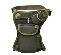 KIXZSAZ Sac banane Durable multifonctionnel réglable unisexe, sac de taille tactique en tissu robuste et Durable, sacs de taille, Olives mélangées