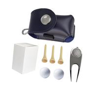 KIXZSAZ Sac de Transport de balles Golf Miniature, Pochette multifonctionnelle pour l'entraînement et Les Accessoires. Porte-balles Portable pour Mini-balles et Tees.